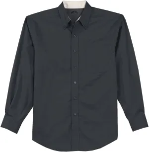 Joe's USA Men's Long Sleeve Wrinkle Resistant Easy Care Shirts in Regular, Big & Tall