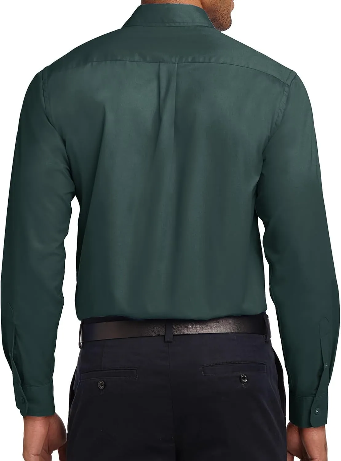 Joe's USA Men's Long Sleeve Wrinkle Resistant Easy Care Shirts in Regular, Big & Tall