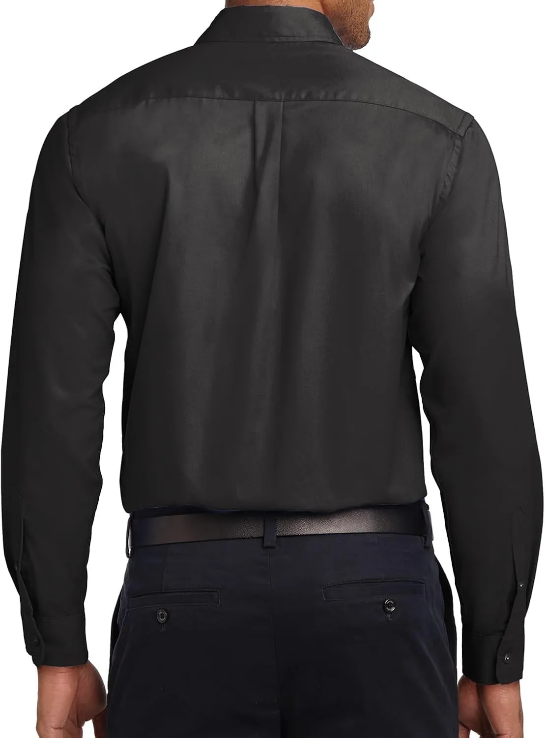 Joe's USA Men's Long Sleeve Wrinkle Resistant Easy Care Shirts in Regular, Big & Tall