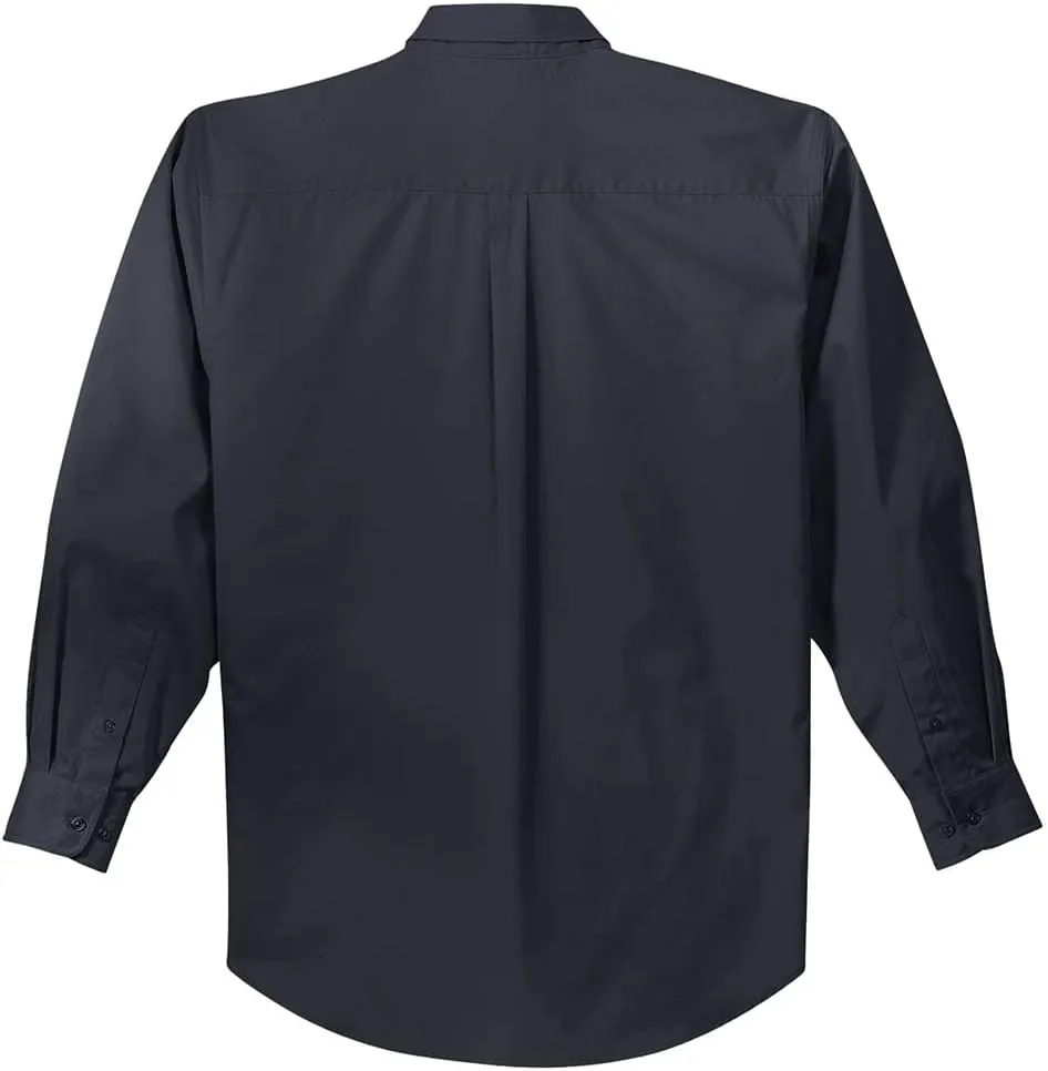 Joe's USA Men's Long Sleeve Wrinkle Resistant Easy Care Shirts in Regular, Big & Tall
