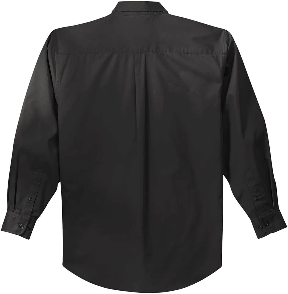 Joe's USA Men's Long Sleeve Wrinkle Resistant Easy Care Shirts in Regular, Big & Tall