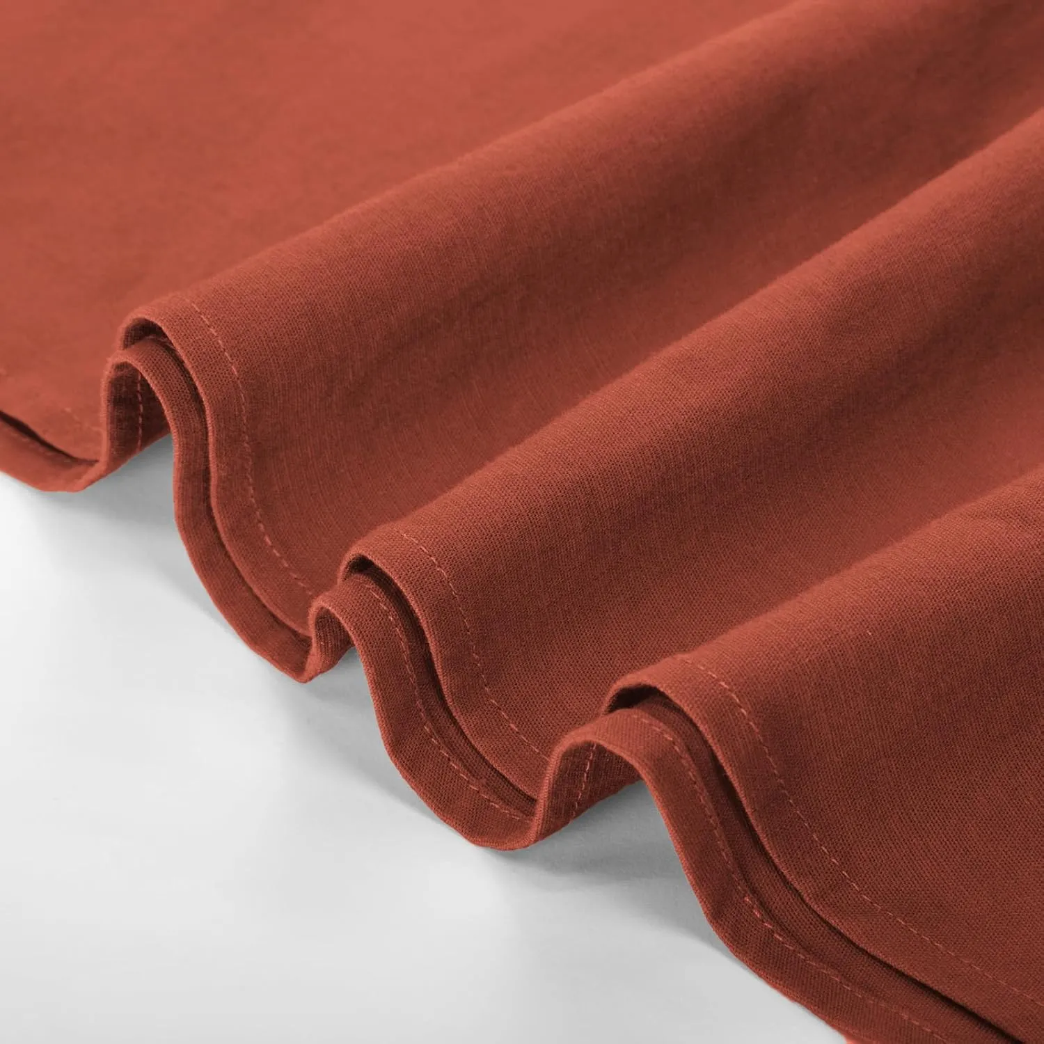 KANCY KOLE Women Casual Cotton Linen Skirts Frill Tie Waist A-Line Midi Skirt with Pockets S-XXL