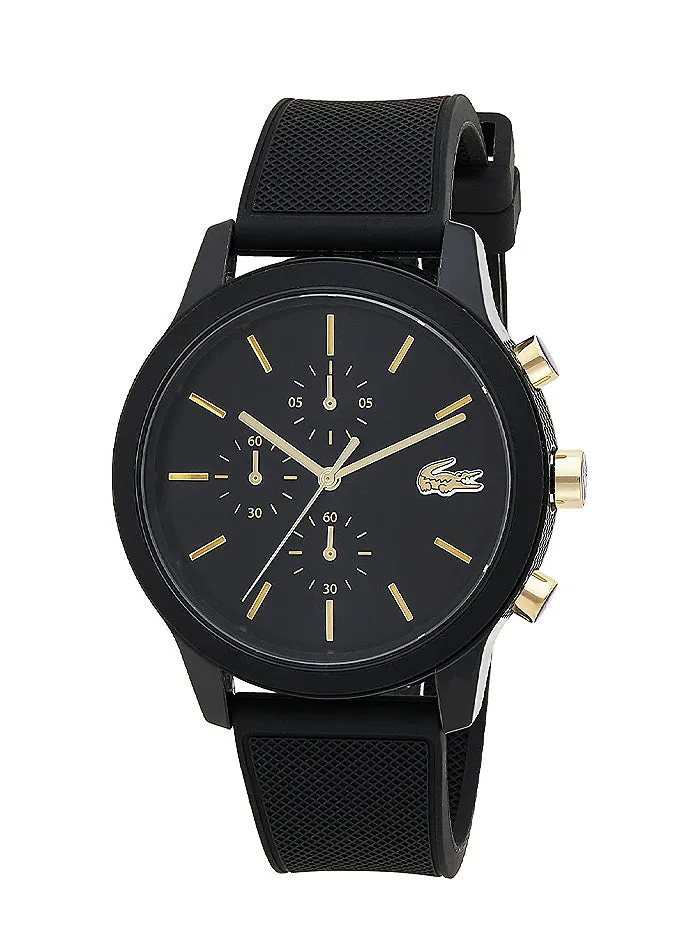 Lacoste Analog Black Dial Men's Watch
