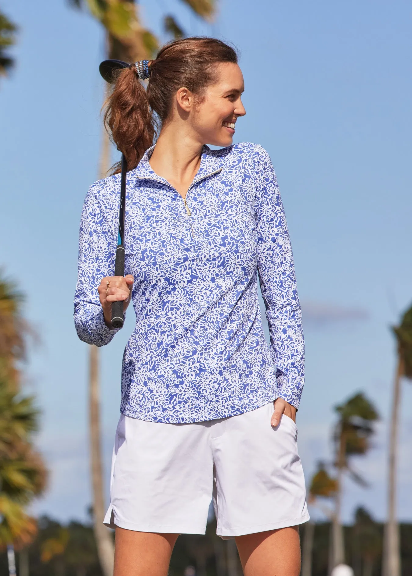 Lake Como 1/4 Zip Sport Top