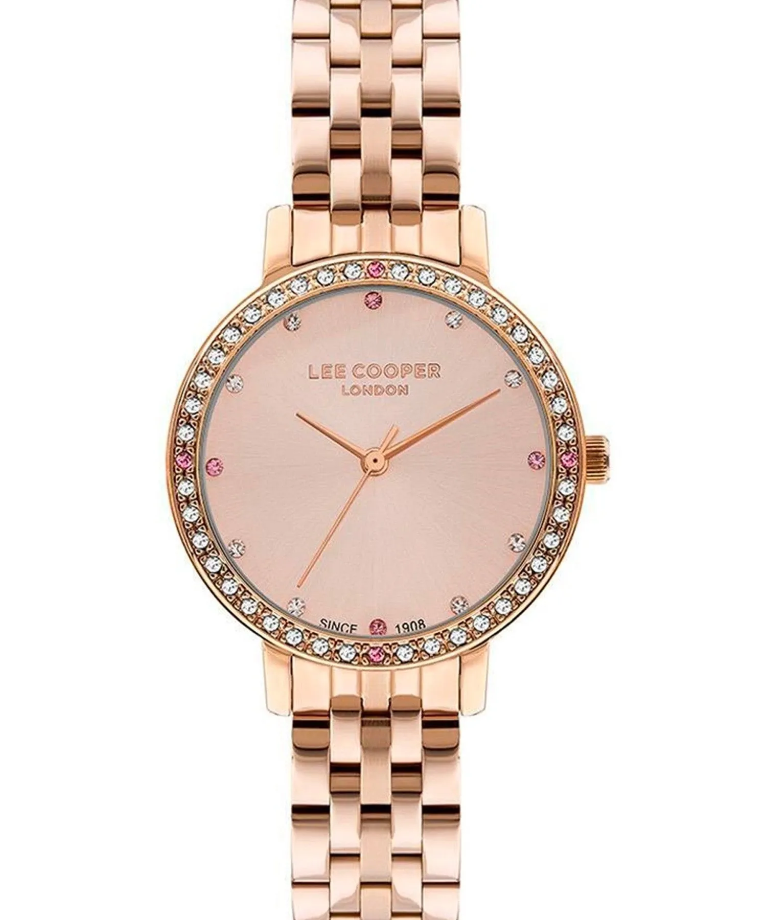 Lee Cooper  Women's Watch Bronze Dial Bronze Metal Strap, LC07590.410