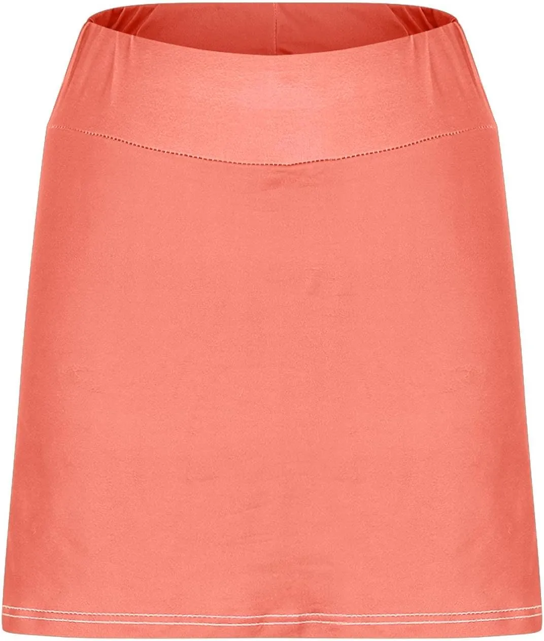 LEMONONSTORE Womens Tennis Skorts with Pockets Tummy Control Plus Size Slit Skirts Skorts High Waisted Athletic Jogger Shorts