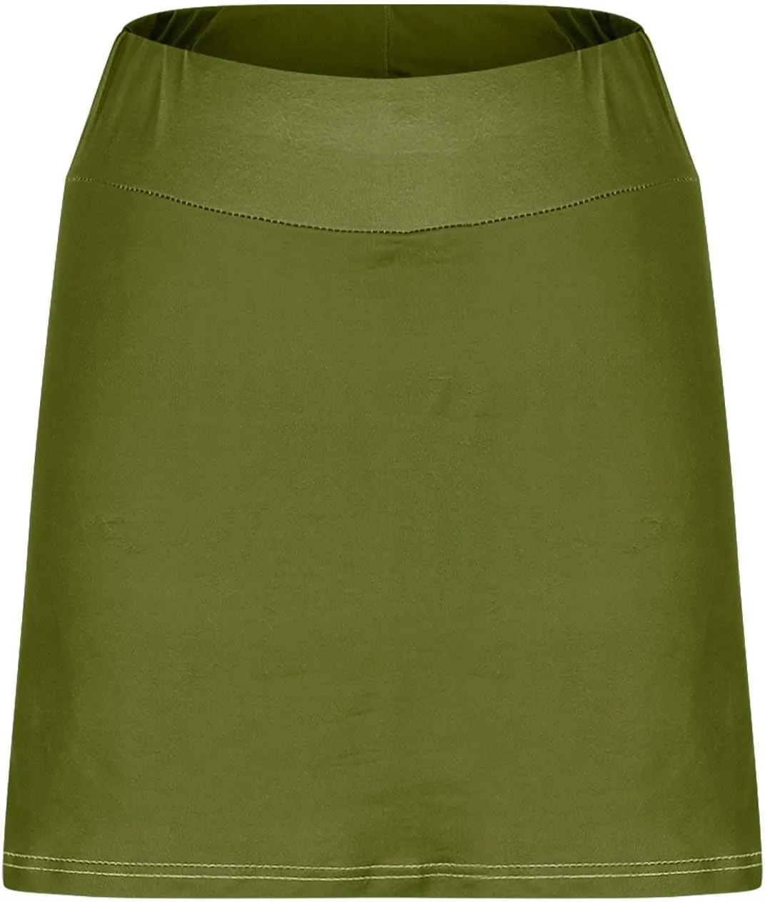 LEMONONSTORE Womens Tennis Skorts with Pockets Tummy Control Plus Size Slit Skirts Skorts High Waisted Athletic Jogger Shorts