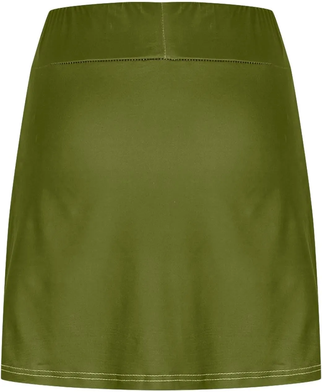 LEMONONSTORE Womens Tennis Skorts with Pockets Tummy Control Plus Size Slit Skirts Skorts High Waisted Athletic Jogger Shorts