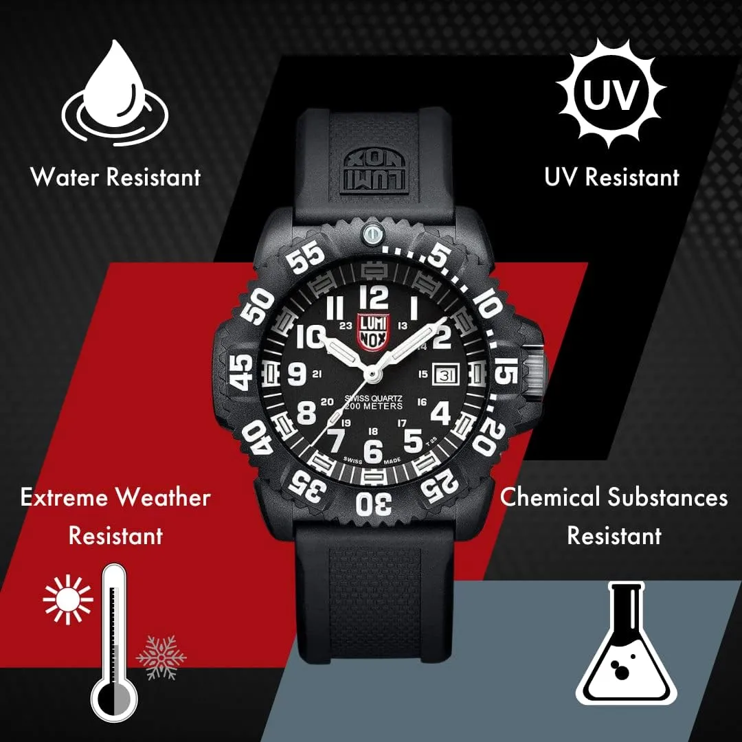Luminox - Genuine Watch Band - Strap Replacement 19mm, 20mm, 22mm, 23mm, 24mm - Men's Watch Bands Watches - Watch Bands for Men in Rubber, Nylon and Canvas - Several Variants and Colors