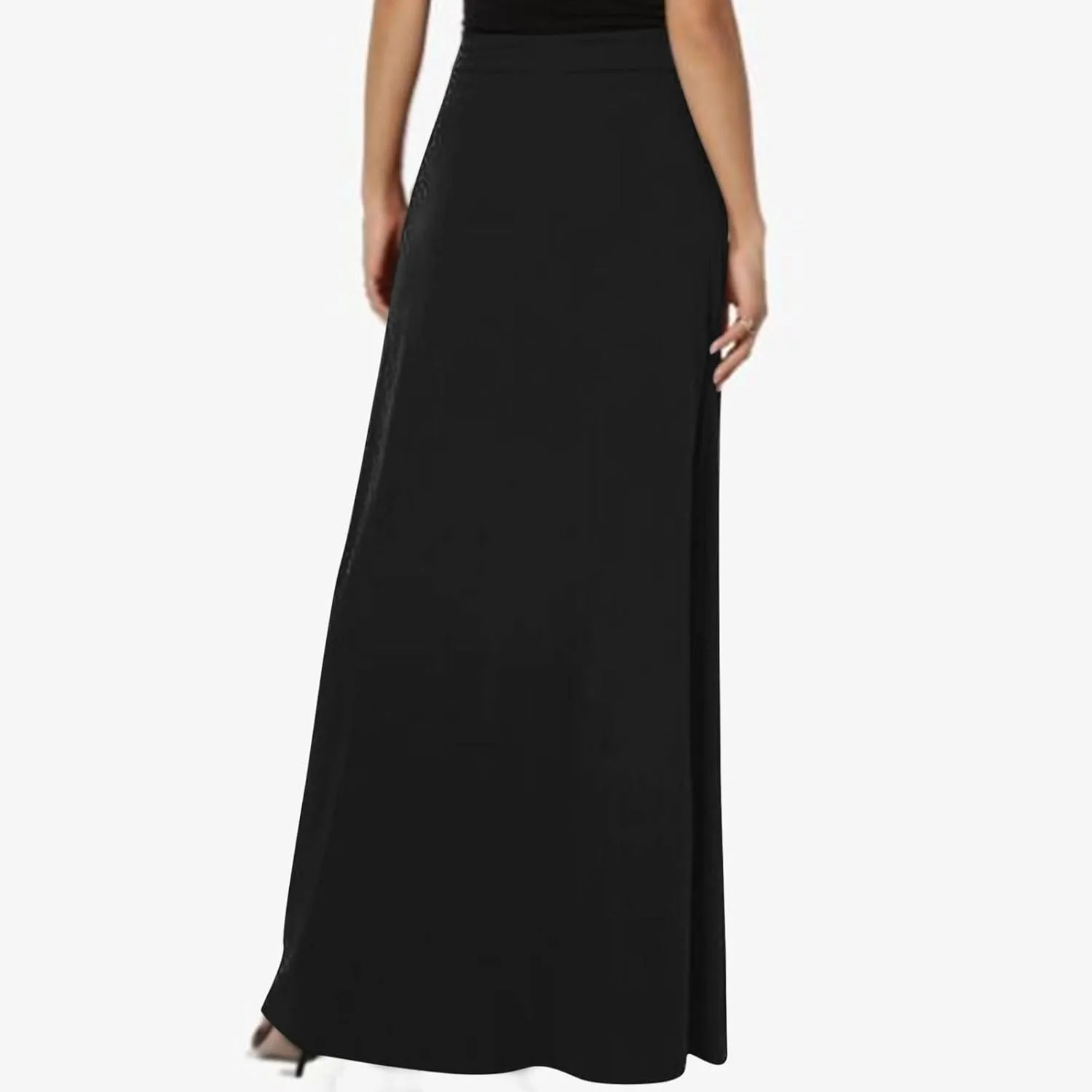 Maxi Skirt for Women 2025 Summer High Waisted Long Flare A-Line Skirt Maxi Dress Casual Long Skirt Ankle Length Skirt