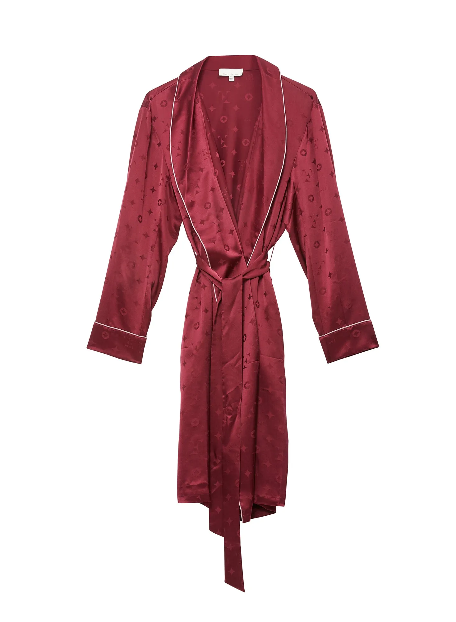 Men's Silk Jacquard Robe