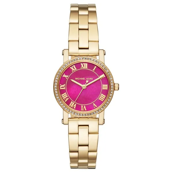 Michael Kors Petite Norie Pink Dial Women's Watch MK3708