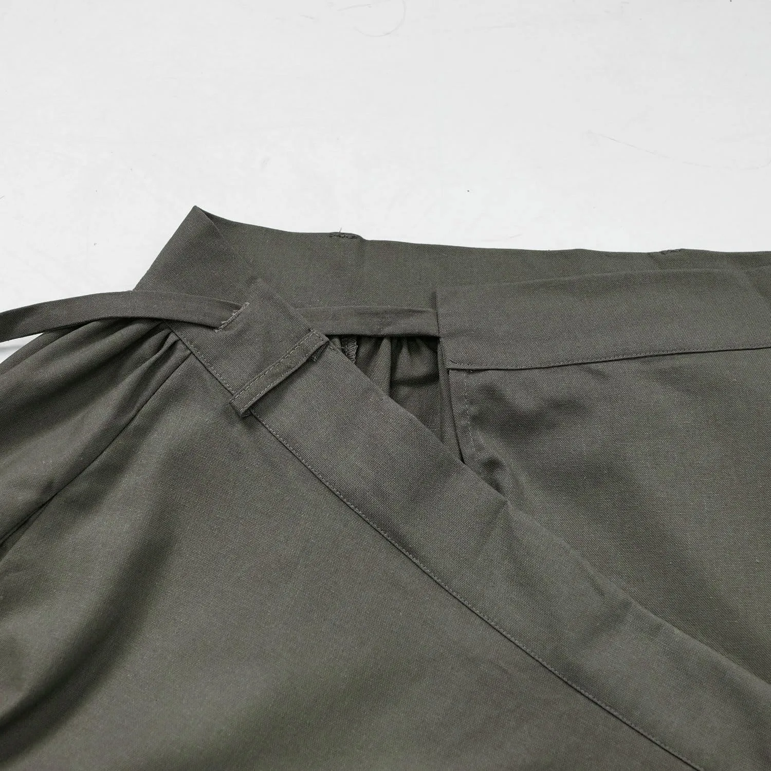 Mingyuezai Womens Wrap Skirt Ankle-Length Vintage Linen Skirts