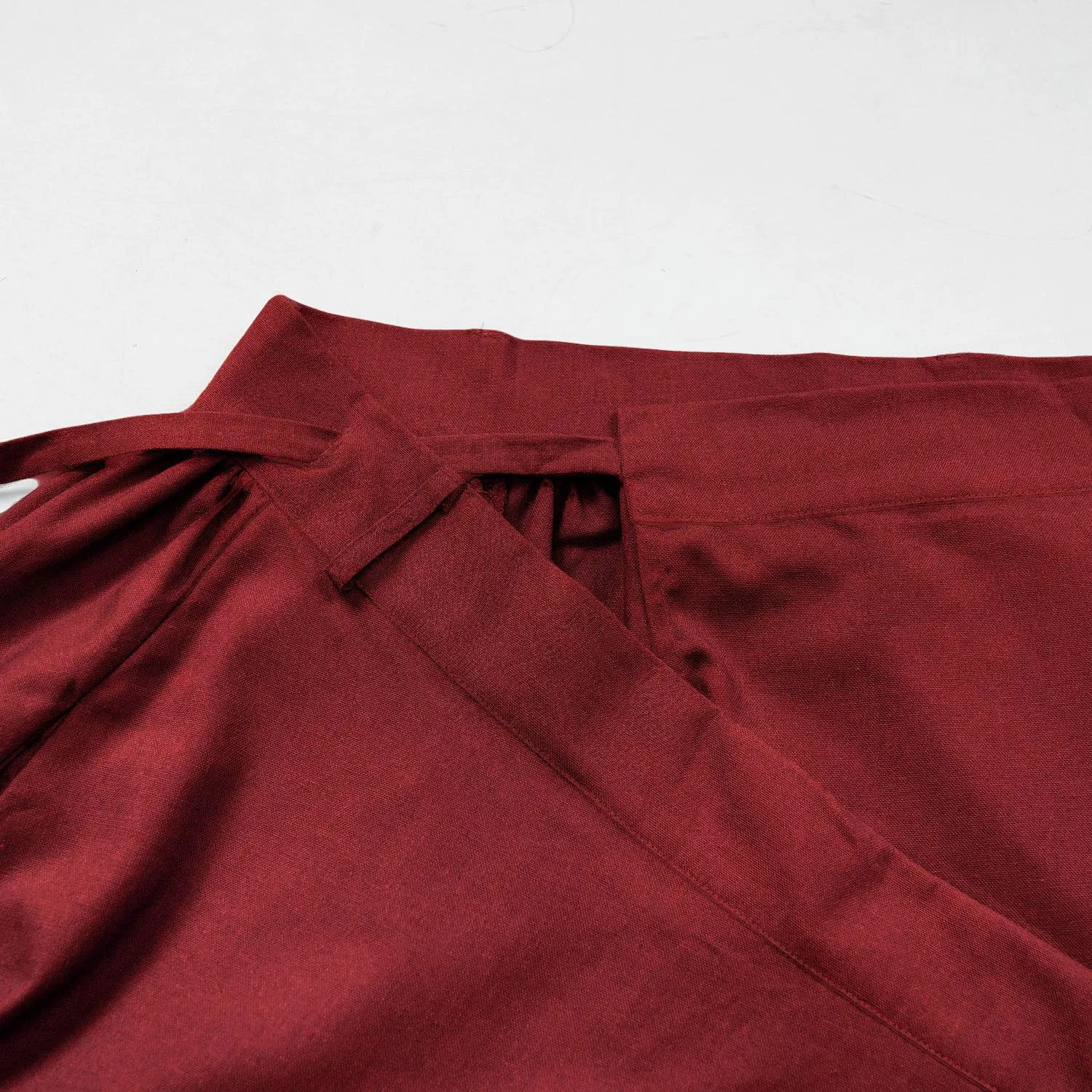 Mingyuezai Womens Wrap Skirt Ankle-Length Vintage Linen Skirts