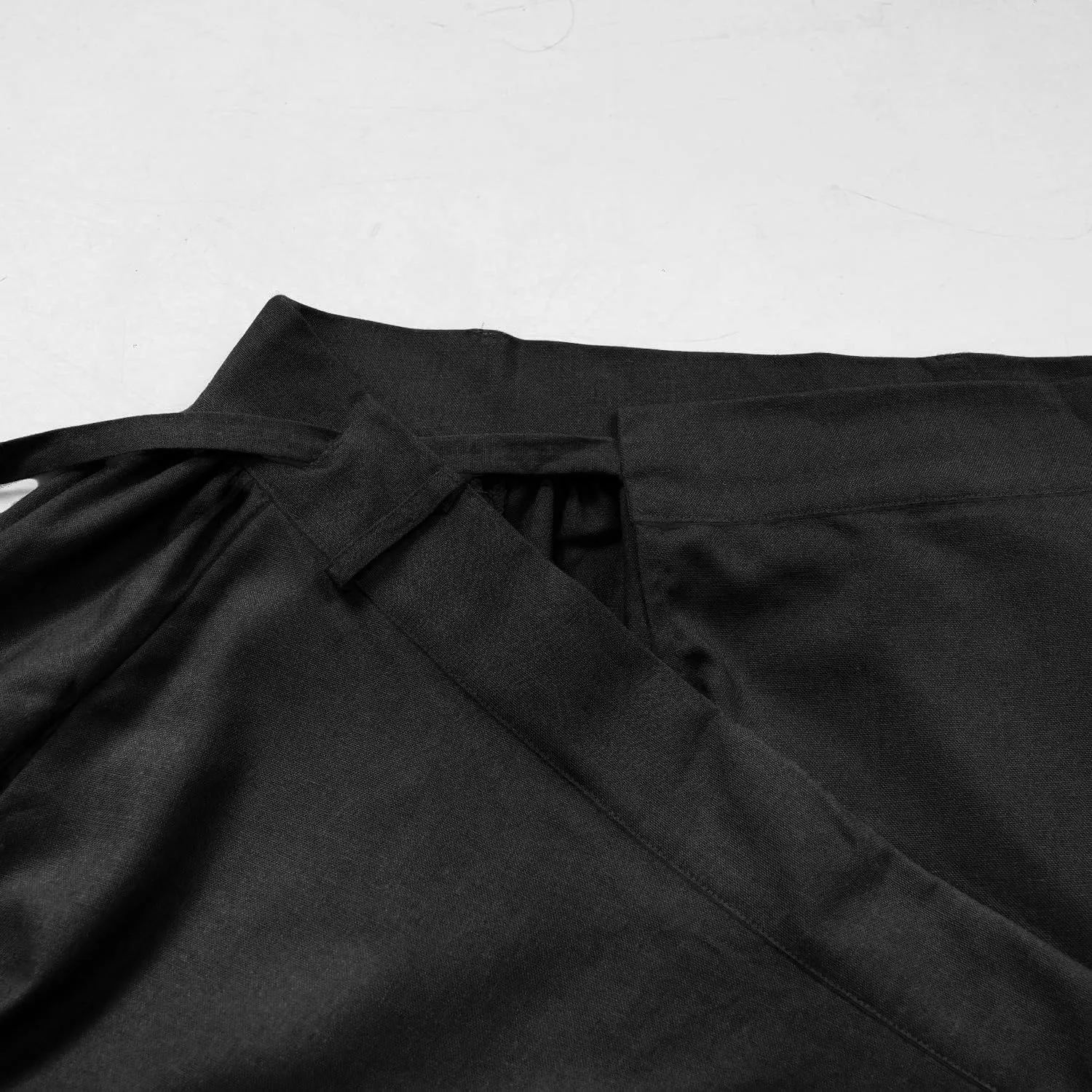 Mingyuezai Womens Wrap Skirt Ankle-Length Vintage Linen Skirts
