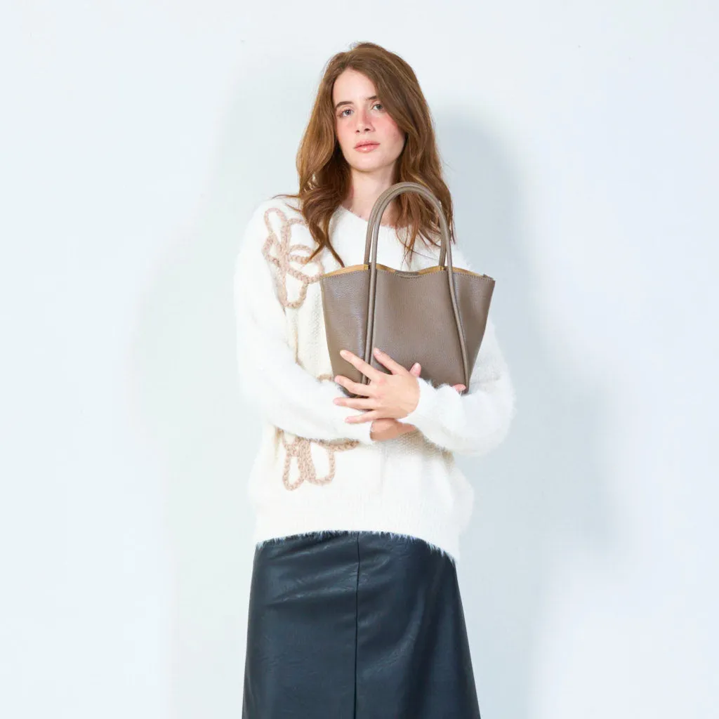 Minimalist tote handbag wholesale
