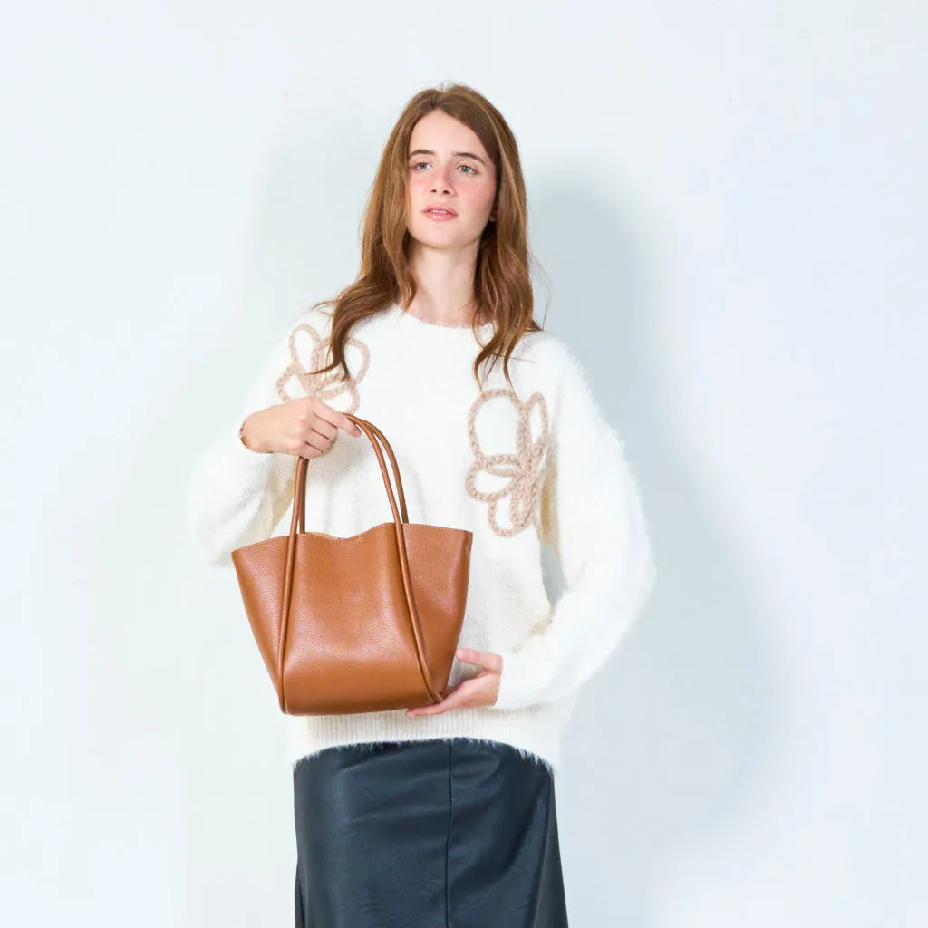 Minimalist tote handbag wholesale