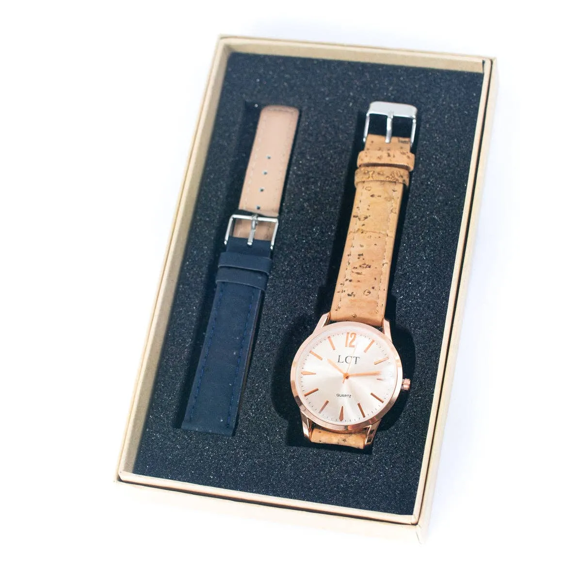 Natural Cork watch Unisex fashion Watch WA-419-BOX