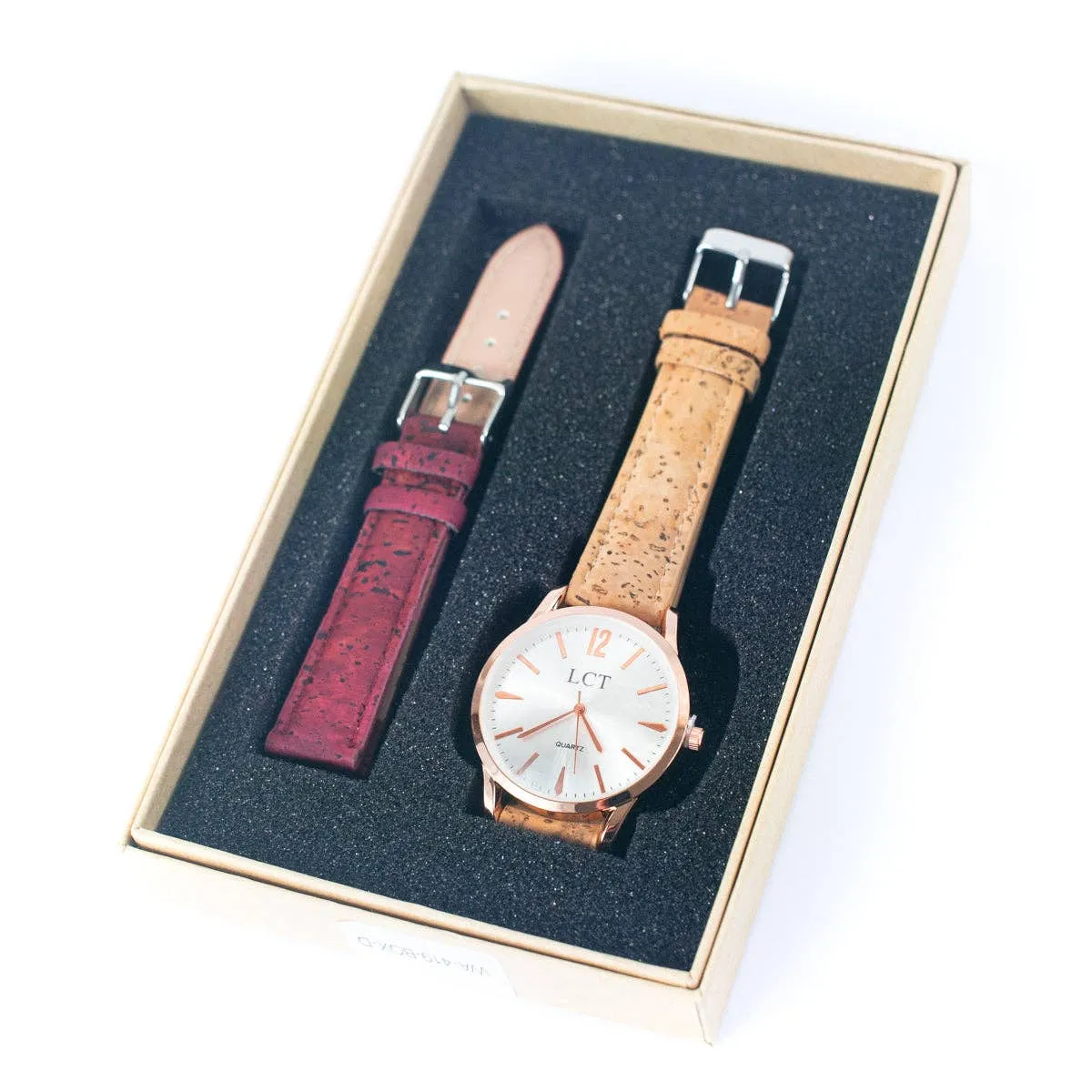 Natural Cork watch Unisex fashion Watch WA-419-BOX
