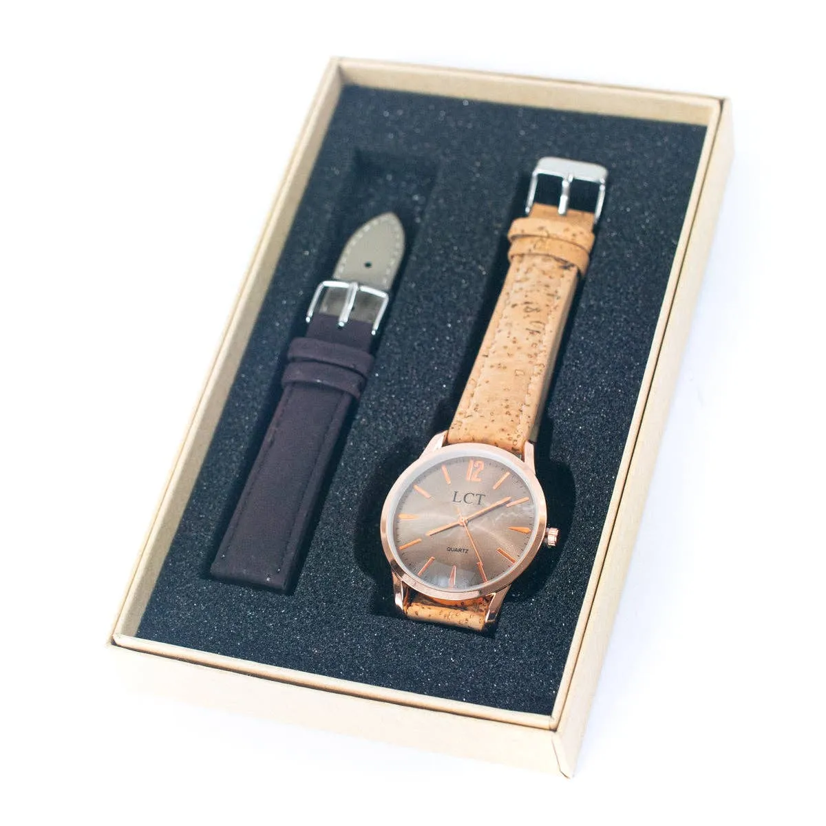 Natural Cork watch Unisex fashion Watch WA-419-BOX