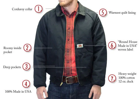 American Made Black Duck Traditional 12 oz. Jacket - Exclusive Limited Edition #1836
