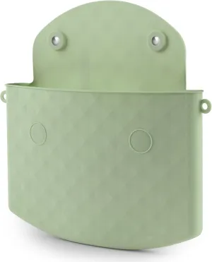 NPET Silicone Travel Makeup Bag with Magnetic Closure, Makeup Bag Organizer Easy Carry Travel Cosmetic Bag Premium Travel Toiletry Bag, Easy Carry Cosmetic Bag Makeup for Beauty Tool, Brushes(Green)