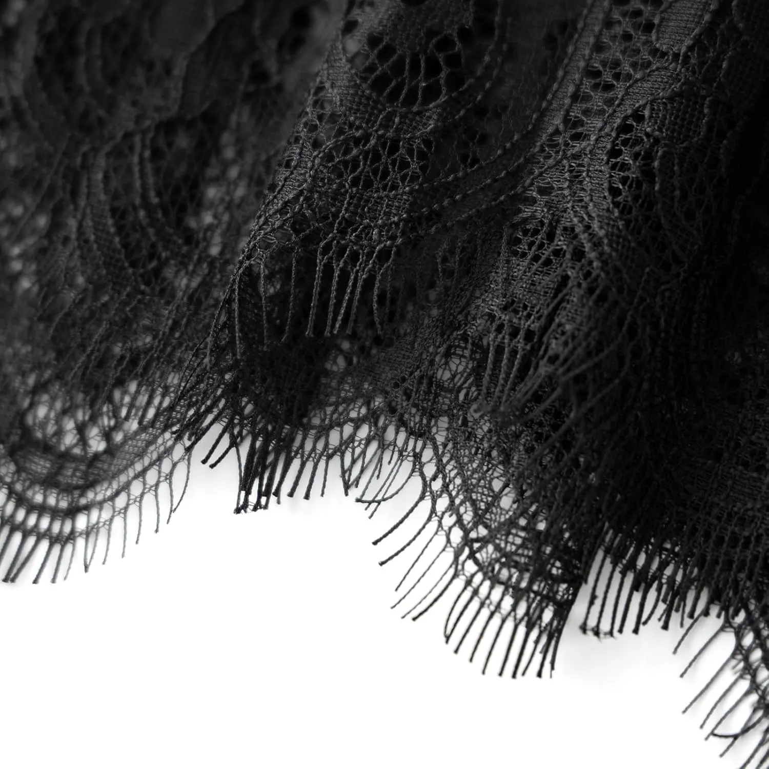 NUFIWI Women Y2k Lace Long Skirts Low Rise Half Slip Skirts Lace Long Underskirts Floral Lace Ruffle Pleated Skirts
