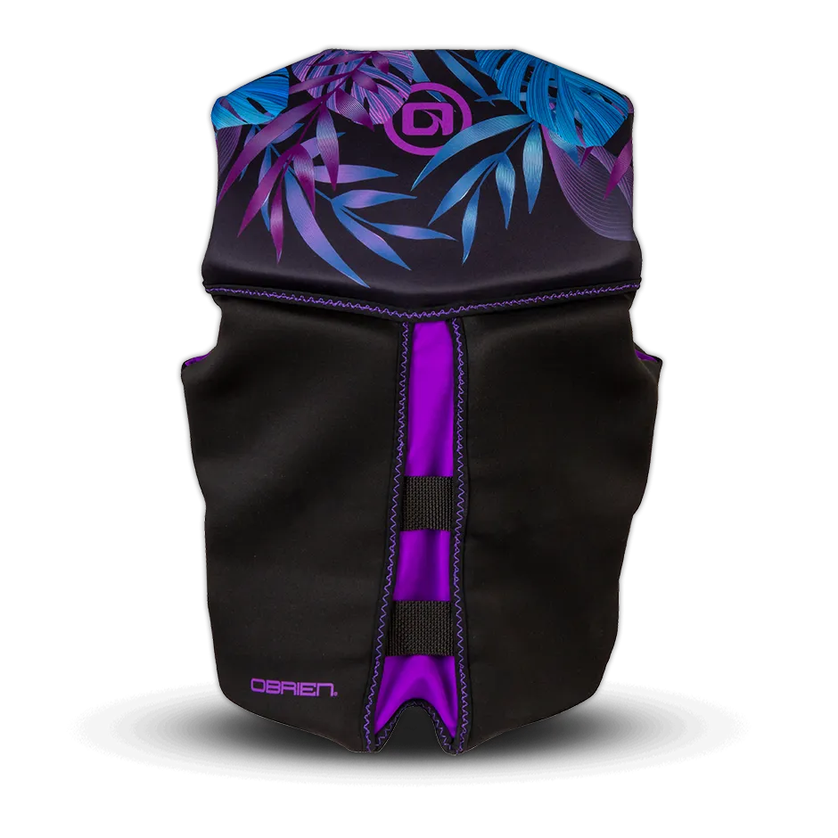 OBrien Womens Flex V Back CGA Wake Vest-Purple