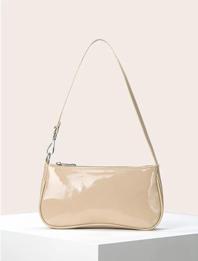 Patent Leather Evening Purse Shiny Elegant Clutch Purse Mini Shoulder Bag