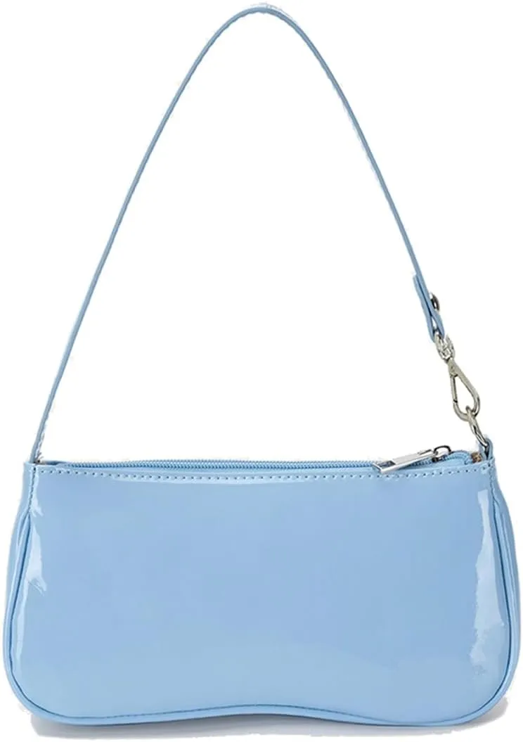 Patent Leather Evening Purse Shiny Elegant Clutch Purse Mini Shoulder Bag
