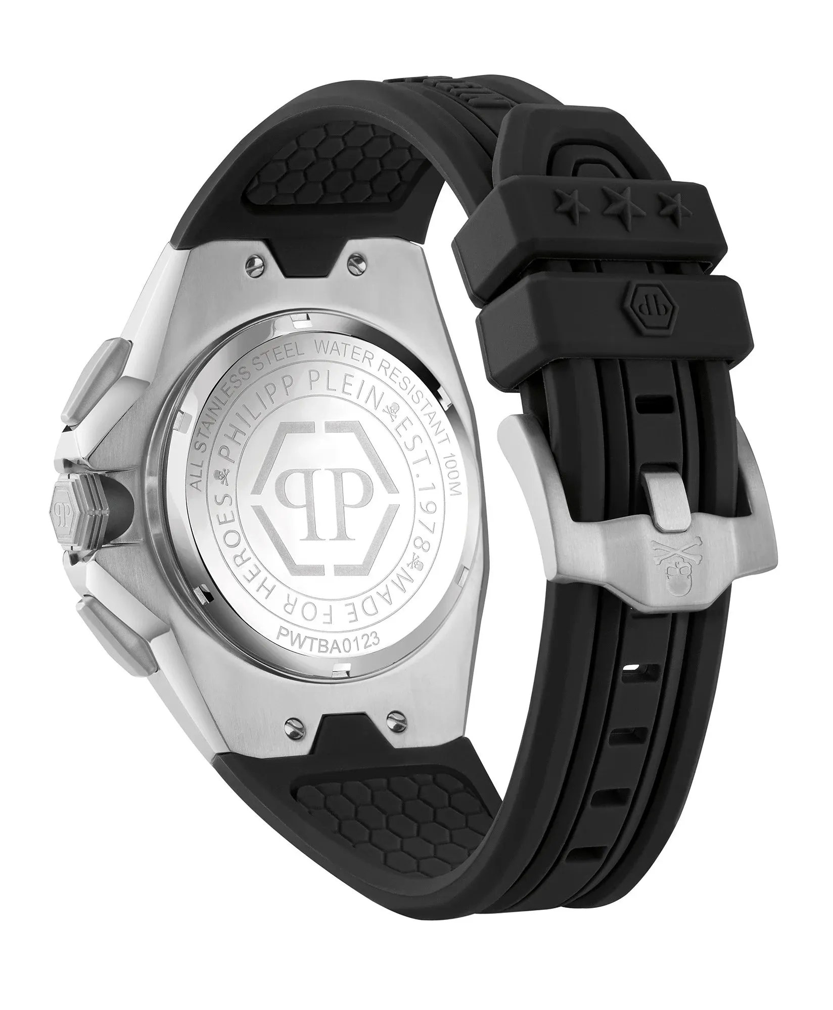 Philipp Plein Black Octagon Watch