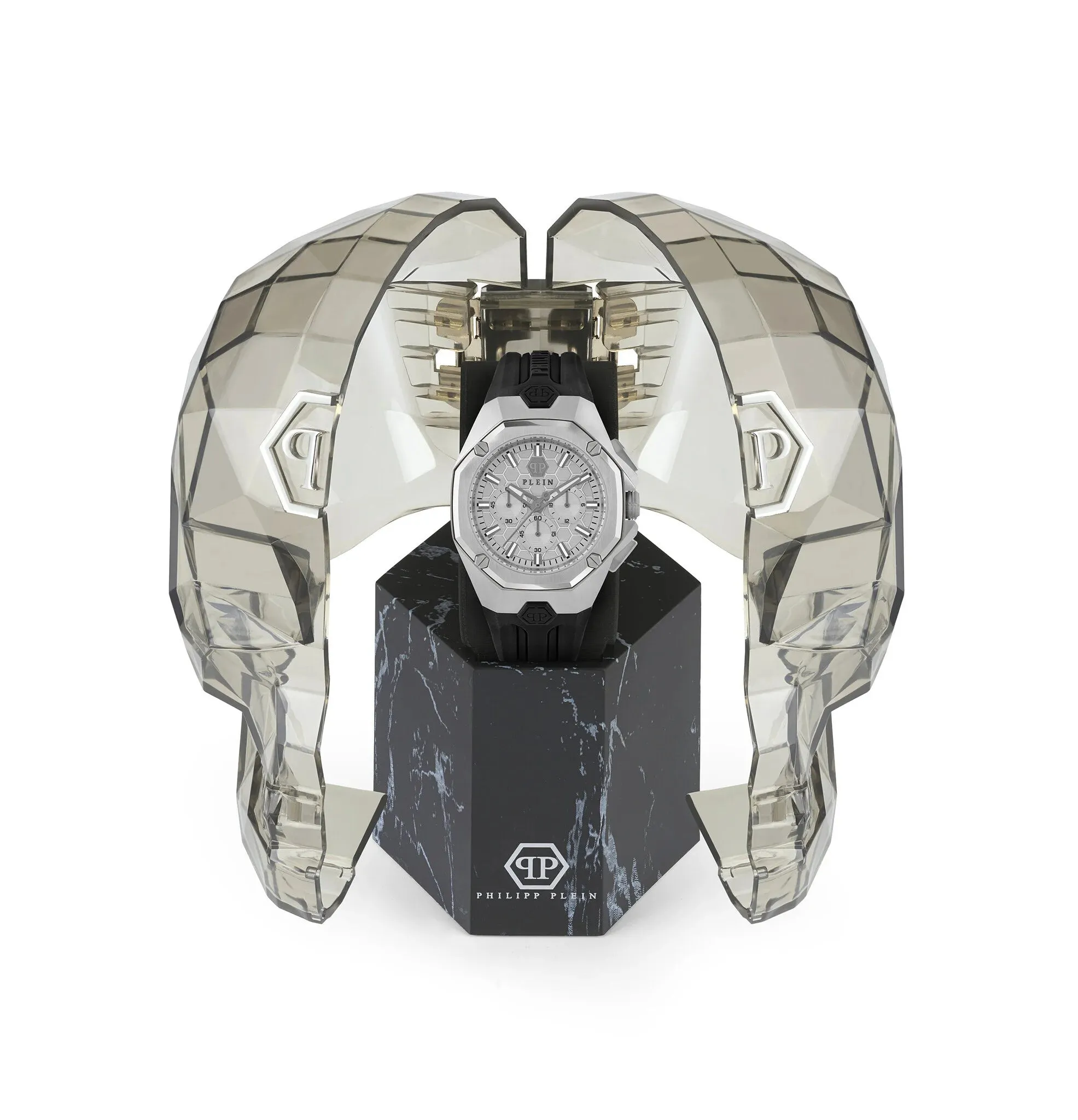 Philipp Plein Black Octagon Watch