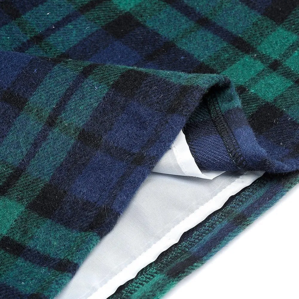 Plaid Skirts for Women Mini Skirts High Waisted Short Wool Skirts A Line Knee Length Pencil Skirt