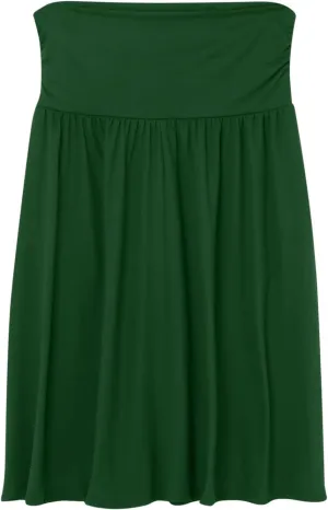 Pleated Midi Skirts for Women 2025 Summer High Waisted Solid Color Flowy A-Line Skirt with Pockets