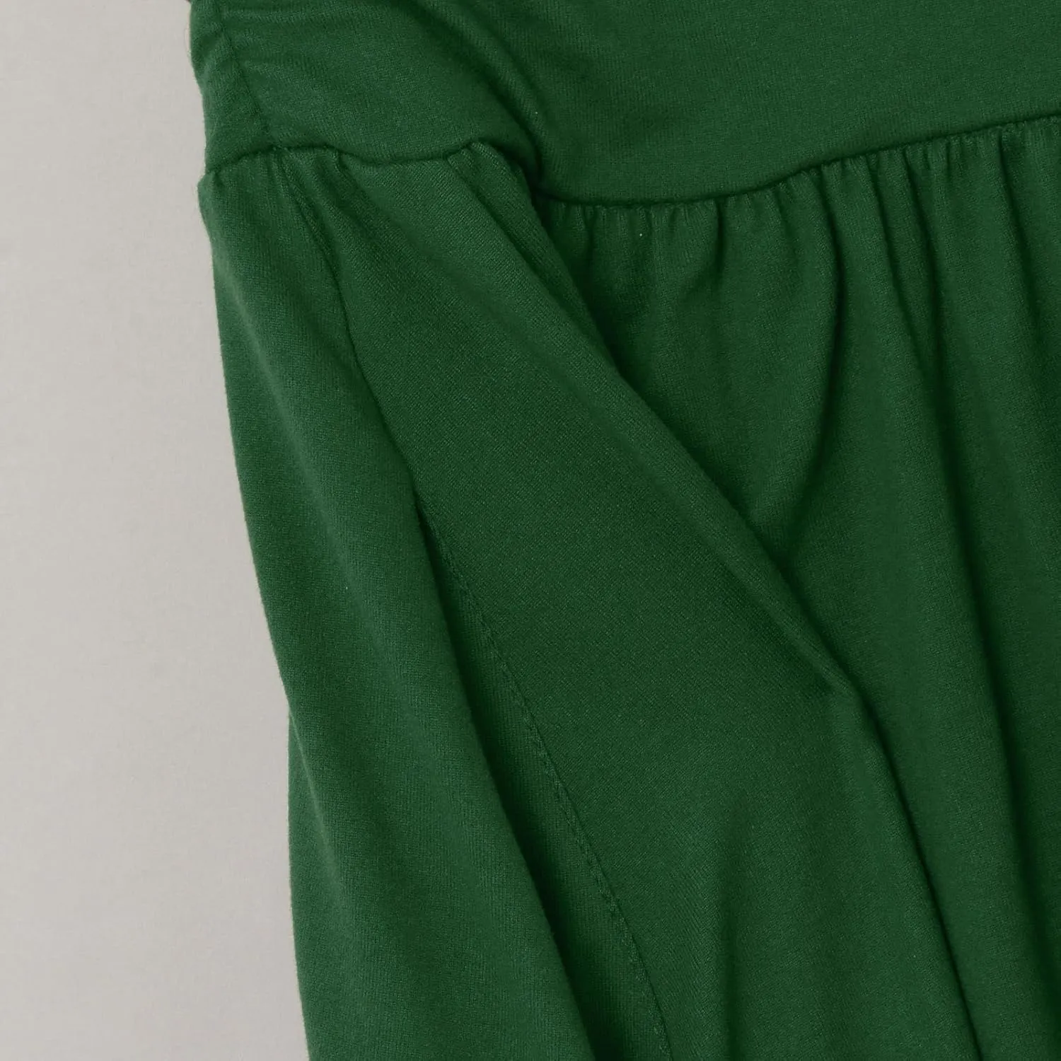 Pleated Midi Skirts for Women 2025 Summer High Waisted Solid Color Flowy A-Line Skirt with Pockets