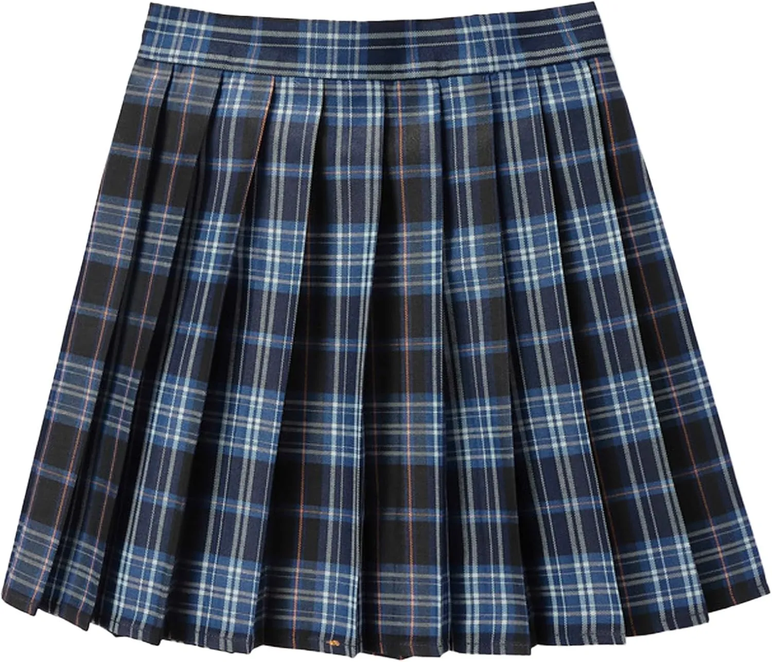 Pleated Skirts for Women Plus Size High Waist Pleated A Line Tummy Control Elastic Waist Skirt for Girls Trendy Clothes