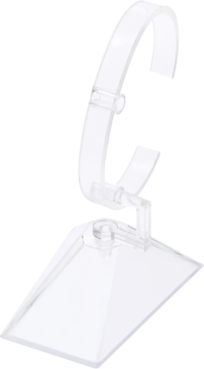 Plymor Clear Plastic Vertical or Horizontal Watch Display Stand