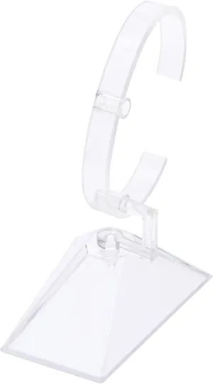 Plymor Clear Plastic Vertical or Horizontal Watch Display Stand