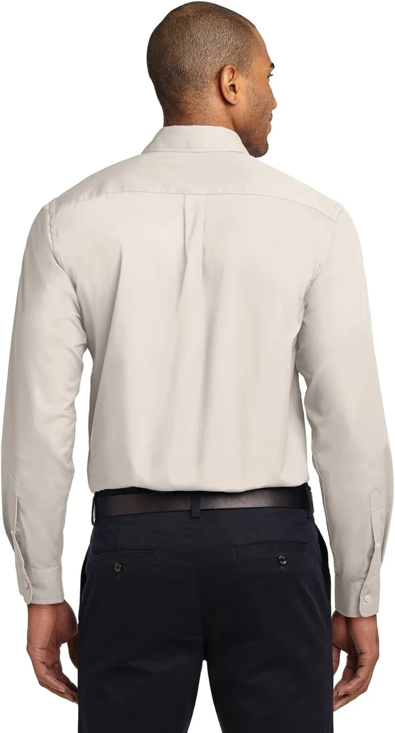 Port Authority Men's Extended Size Long Sleeve Easy Care Button-Down Shirt