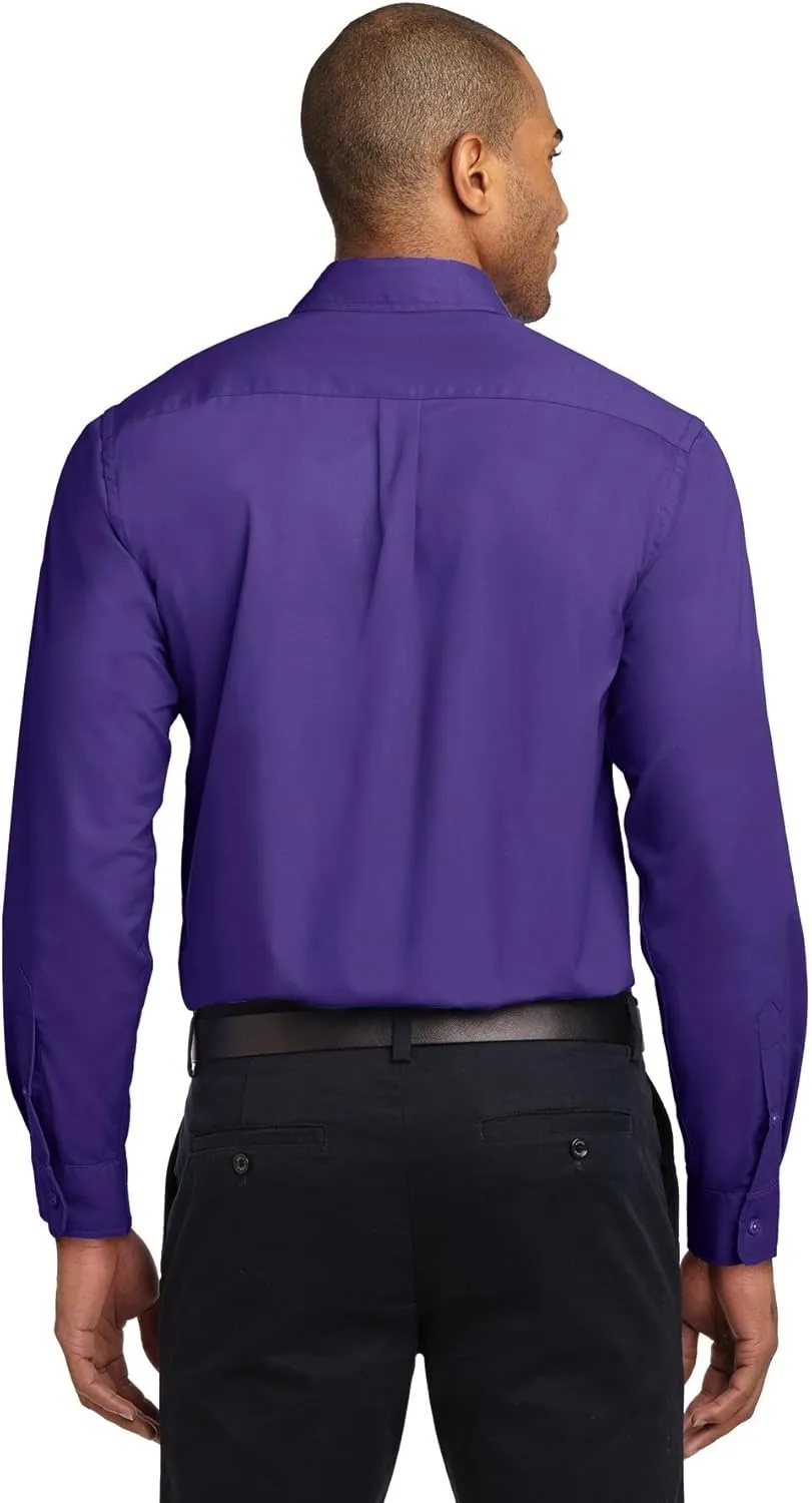 Port Authority Men's Extended Size Long Sleeve Easy Care Button-Down Shirt