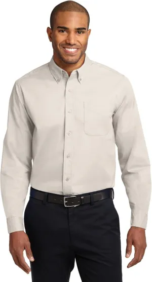 Port Authority Men's Extended Size Long Sleeve Easy Care Button-Down Shirt