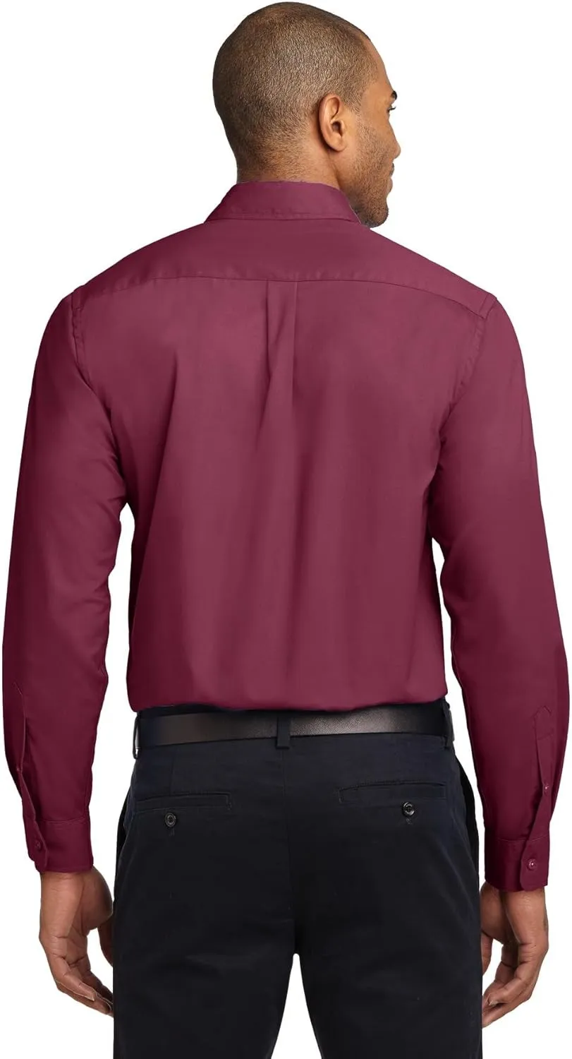 Port Authority Men's Extended Size Long Sleeve Easy Care Button-Down Shirt
