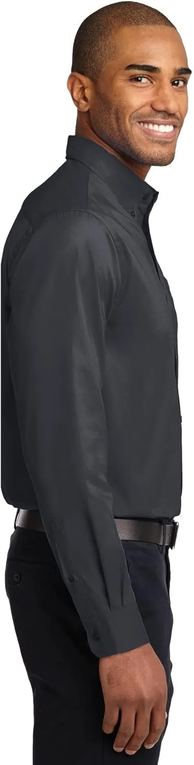 Port Authority Men's Extended Size Long Sleeve Easy Care Button-Down Shirt
