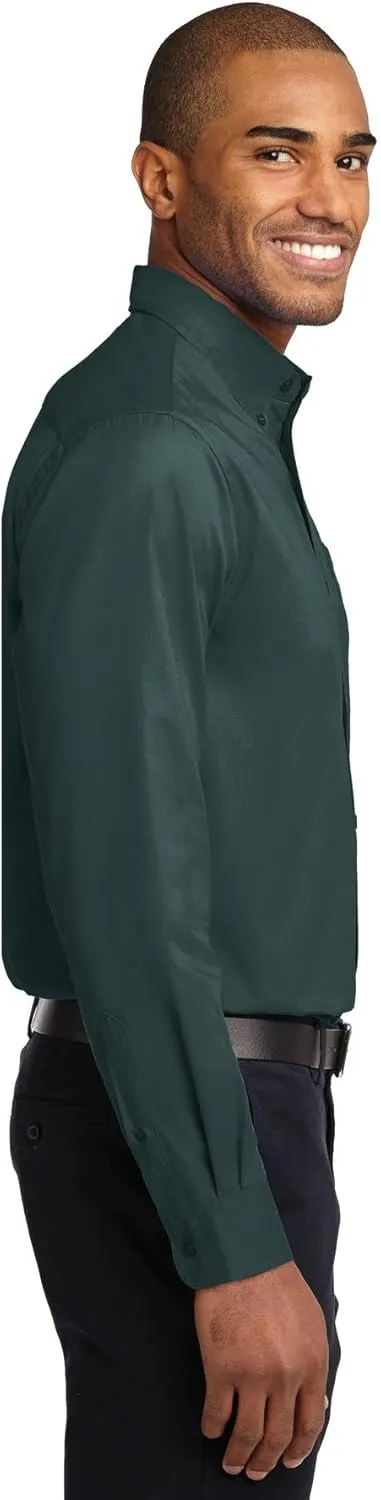 Port Authority Men's Extended Size Long Sleeve Easy Care Button-Down Shirt