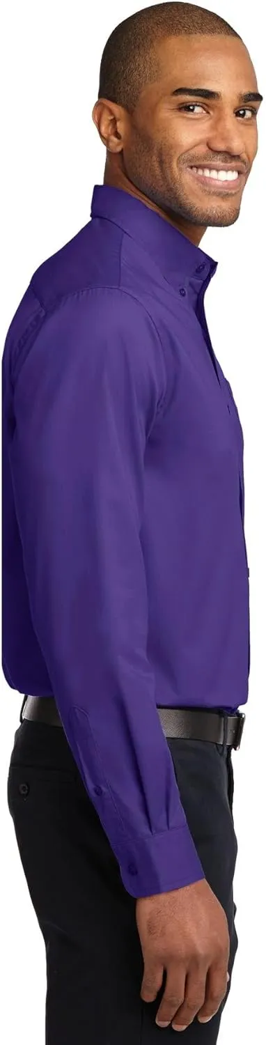 Port Authority Men's Extended Size Long Sleeve Easy Care Button-Down Shirt