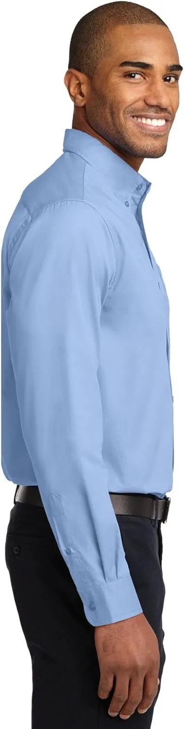 Port Authority Men's Extended Size Long Sleeve Easy Care Button-Down Shirt