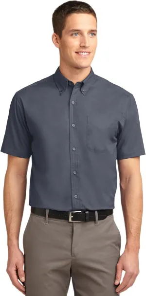 Port Authority Men's Tall Short Sleeve Easy Care Button-Down Shirt