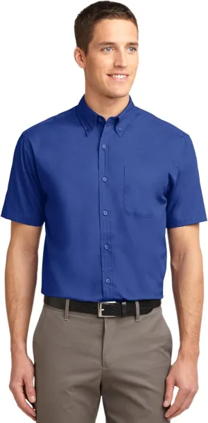Port Authority Men's Tall Short Sleeve Easy Care Button-Down Shirt