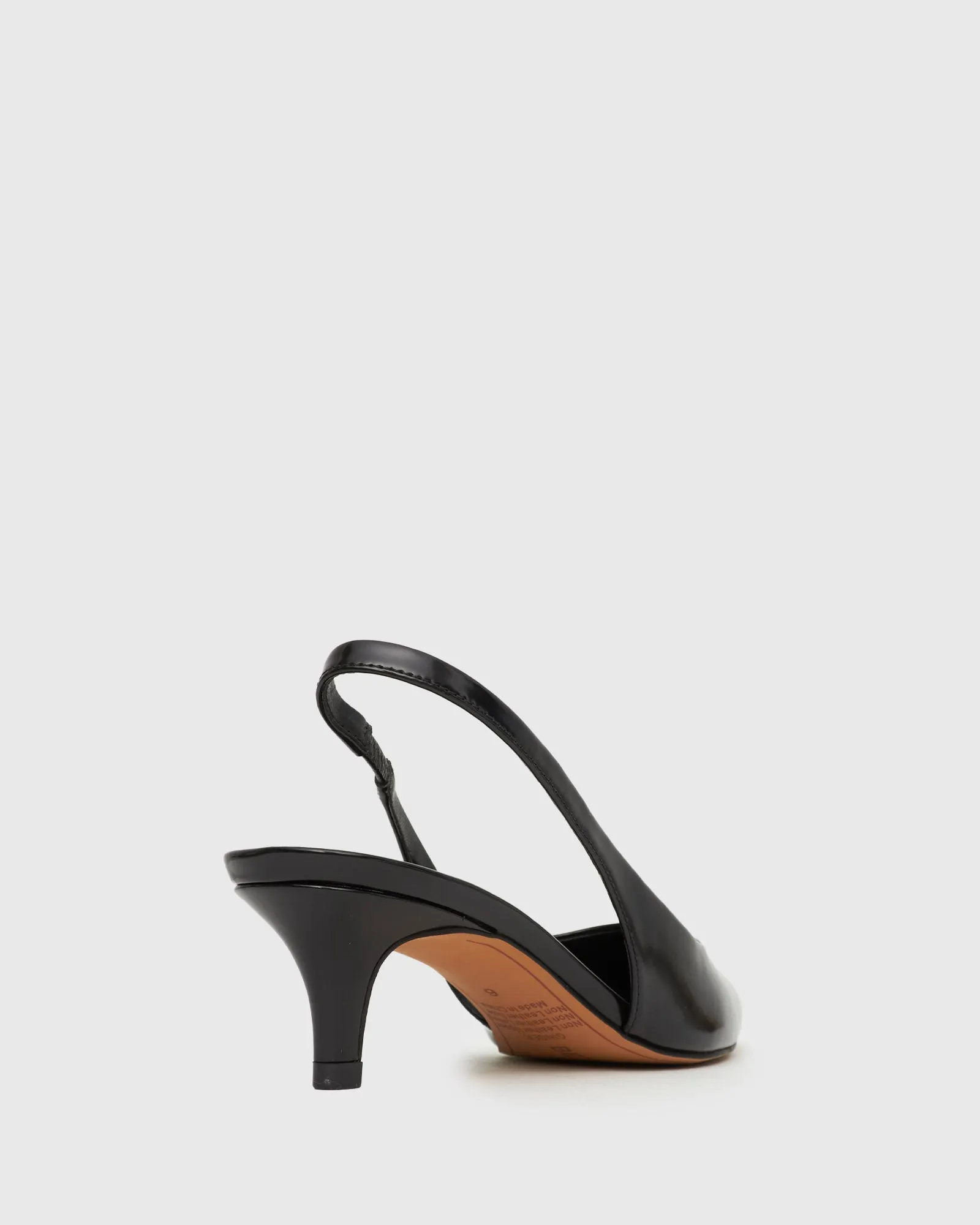 PRE-ORDER GINGER Slingback Kitten Heel Pumps