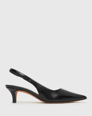 PRE-ORDER GINGER Slingback Kitten Heel Pumps